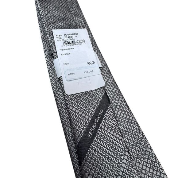 NWT Ferragamo Silk Tie - Picture 3 of 4